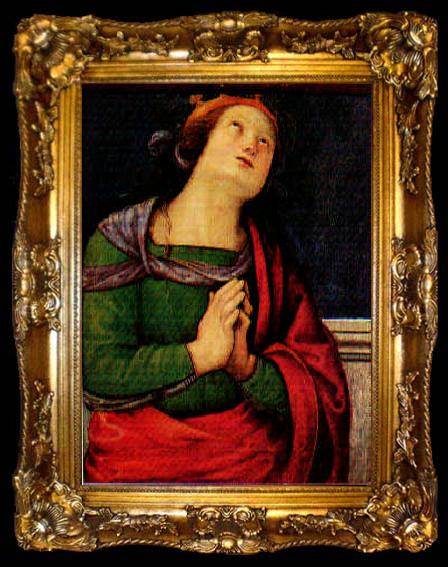 framed  PERUGINO, Pietro Saint Flavia, ta009-2
